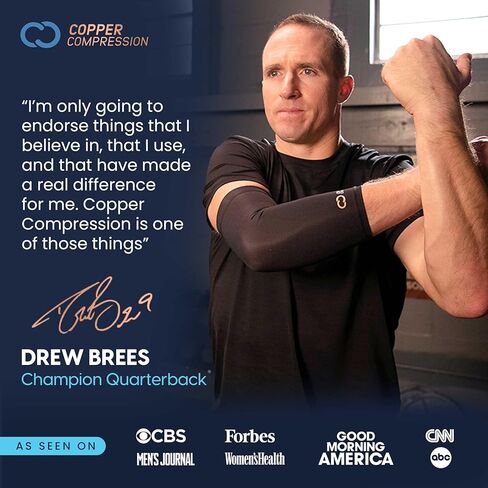 CopperFreeze™ Wrist Sleeve by Copper Compression. Hot & Cold Therapy Support for Pain, Swelling, and Injury Recovery. 360° Copper Infused Relief for Hands, Wrists, and Forearms in Kuwait