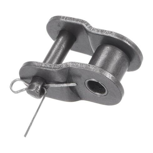 6pcs #25 Chain Offset Half Link Roller - [1/2 Inch Pitch] Carbon Steel Split Links for Machines Equipment 08A Chain Use | 3.96mm Pin in Kuwait