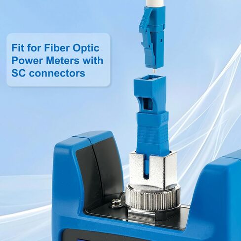 محول هجين من الألياف الضوئية مكون من قطعتين، وضع فردي 9/125 um LC أنثى إلى SC ذكر UPC من الألياف لمحددات الأخطاء البصرية وعدادات الطاقة والشبكة in Kuwait