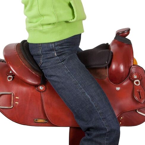 Dura-Tech Airflow Western Seat Cushion | Enhanced Padding for Long Rides | Unique Airflow Material | Secure Reinforced Straps | Retains Shape Over Time in Saudi Arabia
