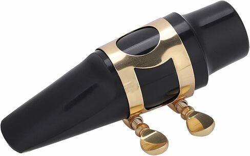 Jeffergarden Tenor Saxophone ABS Mouthpiece with Cap Lightweight Reeds Pads for Musical Instruments Players in Kuwait