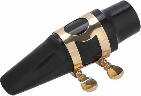 Jeffergarden Tenor Saxophone ABS Mouthpiece with Cap Lightweight Reeds Pads for Musical Instruments Players in Kuwait