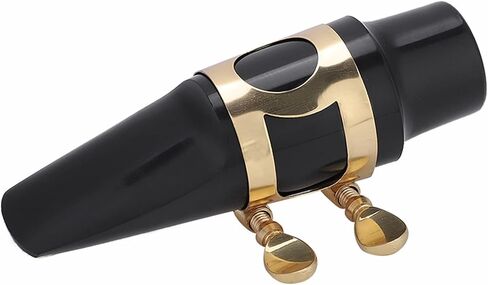 Jeffergarden Tenor Saxophone ABS Mouthpiece with Cap Lightweight Reeds Pads for Musical Instruments Players in Kuwait