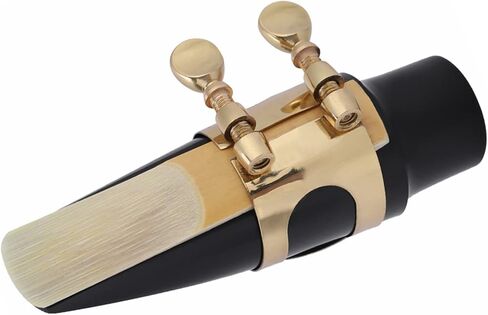 Jeffergarden Tenor Saxophone ABS Mouthpiece with Cap Lightweight Reeds Pads for Musical Instruments Players in Kuwait