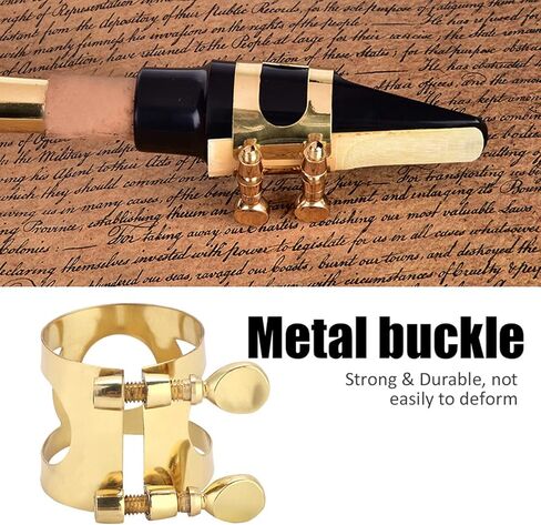 Jeffergarden Tenor Saxophone ABS Mouthpiece with Cap Lightweight Reeds Pads for Musical Instruments Players in Kuwait