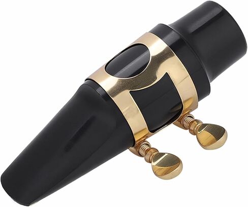 Jeffergarden Tenor Saxophone ABS Mouthpiece with Cap Lightweight Reeds Pads for Musical Instruments Players in Kuwait