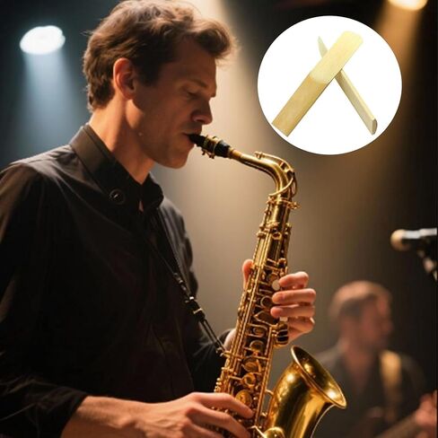 10 عبوات من قصب ألتو ساكسفون بقوة 2.5 حافظة فردية متضمنة قصبة كلاسيكية غير مصنفة لأداء ساكسفون للمبتدئين والطلاب المحترفين in Kuwait