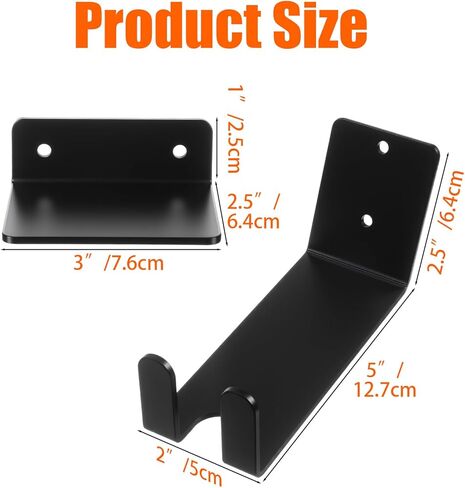 3 Pack Bike Pedal Hanger Wall Mount, Bike Display Stand for Wall, Horizontal Bikes Hanger Holds 70 Lbs, Suitable as Bicycle Rack Garage Bikes Storage Shed and Bicycle Storage Indoor in Saudi Arabia