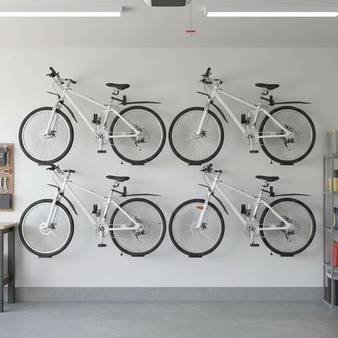 3 Pack Bike Pedal Hanger Wall Mount, Bike Display Stand for Wall, Horizontal Bikes Hanger Holds 70 Lbs, Suitable as Bicycle Rack Garage Bikes Storage Shed and Bicycle Storage Indoor in Saudi Arabia