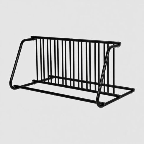 10-Bike Commercial Floor Rack, Heavy Duty Powder-Coated Steel Grid Organizer, Freestanding Double-Sided Storage for Garages/Storefronts/Schools in Saudi Arabia