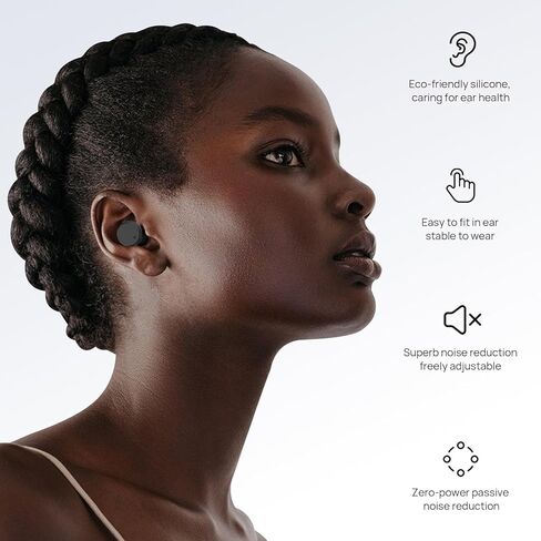 سدادات أذن للحفلات الموسيقية قابلة للتحويل لتقليل الضوضاء، سدادات أذن قابلة للتعديل، سماعات أذن سيليكون متعددة الأحجام، 3 أوضاع لتخفيف الضوضاء للتركيز والدراسة والعمل والسفر، وحماية السمع، وسدادات أذن قابلة لإعادة الاستخدام in Kuwait