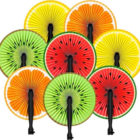 Taiyin 12 Pcs Galaxy Starry Night Party Favors Decoration Purple Space Folding Paper Hand Fans Round Handheld Fans for Birthday Wedding Decor Summer Travel Camping Gift DIY Craft Supplies in Saudi Arabia