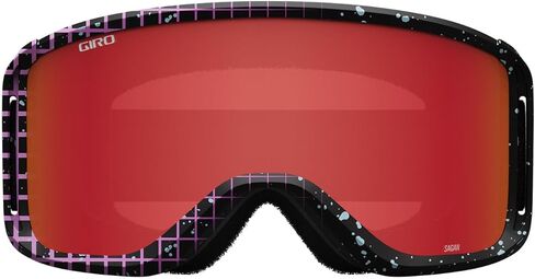 Giro Sagen Ski Goggles - Snowboard Goggles for Men, Women and Youth - Purple Syndrome Strap with Amber Scarlet/Yellow Lenses in Saudi Arabia