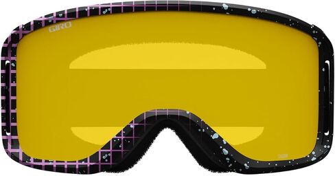 Giro Sagen Ski Goggles - Snowboard Goggles for Men, Women and Youth - Purple Syndrome Strap with Amber Scarlet/Yellow Lenses in Saudi Arabia