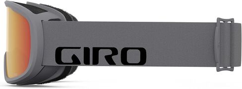 Giro Cruz Asian Fit Adult Snow Goggle - Grey Wordmark Strap with Amber Scarlet/Lenses in Saudi Arabia