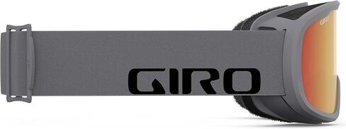 Giro Cruz Asian Fit Adult Snow Goggle - Grey Wordmark Strap with Amber Scarlet/Lenses in Saudi Arabia