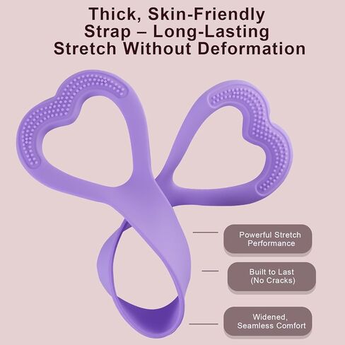 Resistance Bands, Figure 8 Resistance Band, 4 Pack - Latex-Free Exercise Bands for Home Gym, Strength Training & Physical Therapy | Yoga, Pilates, Glute Workouts | Portable Elastic Bands in Kuwait