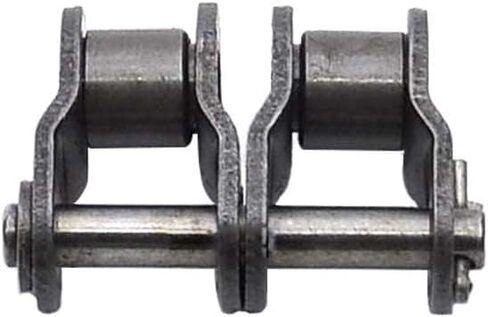1Pcs #60-2 Double Strand Roller Chain Connecting Links- Offset Link Half Link Carbon Steel for 12A-2#60H-2 Roller Chain in Kuwait