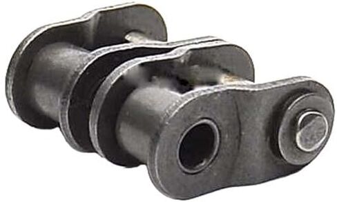 1Pcs #60-2 Double Strand Roller Chain Connecting Links- Offset Link Half Link Carbon Steel for 12A-2#60H-2 Roller Chain in Kuwait