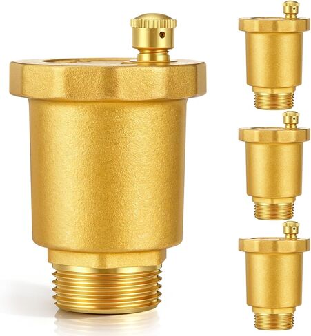 4 حزمة النحاس التلقائي تعويم صمام 3/4 "ذكر NPT الموضوع الهواء الإصدار النازف تنفيس صمام الحجاب الحاجز التلقائي تركيب الأنابيب موصل محول للمياه الساخنة المبرد المرجل الحرارة HVAC نظام العادم in Saudi Arabia