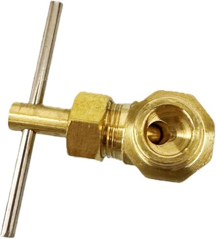 17-1901 Brass Needle Valve, 1/8 Inch Female Pipe Thread x 1/8 Inch Male Pipe Thread, Straight Flow Control Valve 1/8" FPT x 1/8" MPT in Saudi Arabia