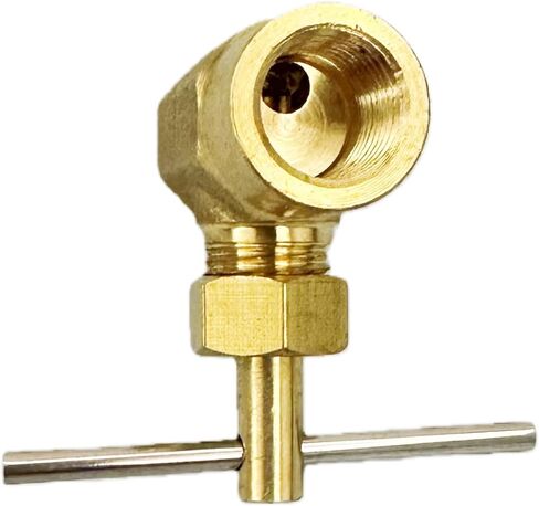 17-1901 Brass Needle Valve, 1/8 Inch Female Pipe Thread x 1/8 Inch Male Pipe Thread, Straight Flow Control Valve 1/8" FPT x 1/8" MPT in Saudi Arabia
