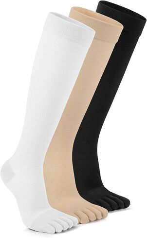 Compression Toe Socks for Men and Women 15-20mmHg, Support Stockings for Running Gym in Saudi Arabia