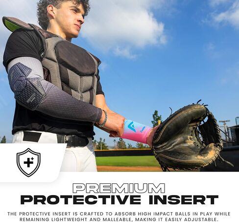 Franklin Sports Baseball Softball Protective Wrist Guard - Adult PRT Series Wrist Shield for Fielding - Protective Gear Equipment - Right Left Arm in Saudi Arabia