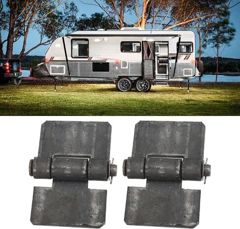 Durable Steel Door Butt Hinges Heavy Duty Weld On Hinges 106mm X 75mm X 5mm Gate Hinges for Trailers in Saudi Arabia