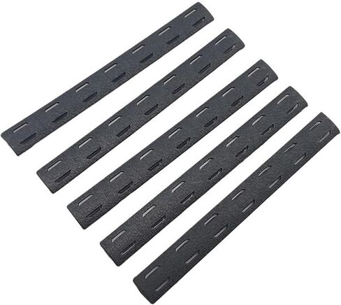 5Pack Black Picatinny Polymer Rail for M-Rail in Kuwait