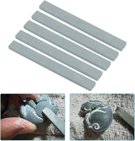 COHEALI 10pcs Grindstone Sanding Strips for Jade Polishing for Tight Spaces and Areas for Crafting and Finishing Projects in Saudi Arabia