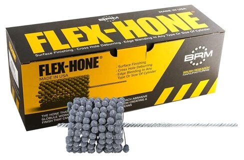 Brush Research GBD40024 FLEX-HONE®, 4" (101mm) Diameter, 240 Grit, Silicon Carbide & Brush Research GB41824 FLEX-HONE®, 4-1/8" (105mm) Diameter, 240 Grit, Silicon Carbide, for Mild Steel in Saudi Arabia