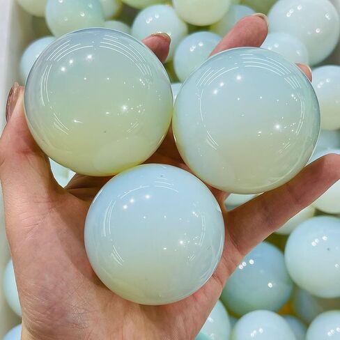 عينات من كرة تلميع أوبال كريستالية طبيعية خشنة من الأحجار الكريمة المعالجة (الحجم: 35-40 مم) in Kuwait