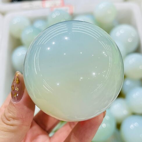 عينات من كرة تلميع أوبال كريستالية طبيعية خشنة من الأحجار الكريمة المعالجة (الحجم: 35-40 مم) in Kuwait