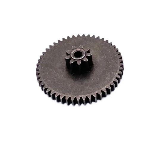 1pc 0.8M 9 Teeth 0.6M 49 Teeth Spur Gear, Inner Hole 3mm Metal Double Gear DIY Model, Alloy Metal Worm Wheel in Kuwait