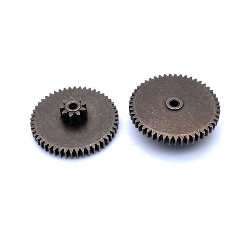 1pc 0.8M 9 Teeth 0.6M 49 Teeth Spur Gear, Inner Hole 3mm Metal Double Gear DIY Model, Alloy Metal Worm Wheel in Kuwait
