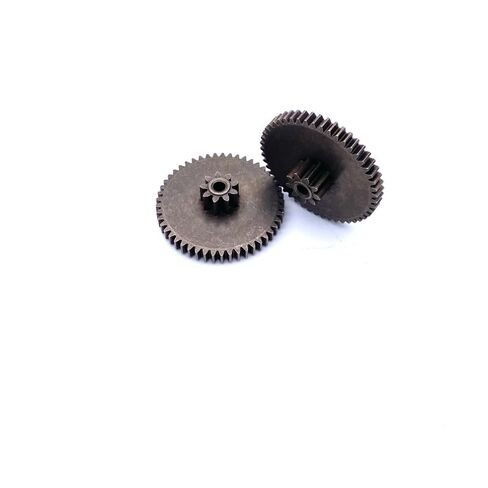1pc 0.8M 9 Teeth 0.6M 49 Teeth Spur Gear, Inner Hole 3mm Metal Double Gear DIY Model, Alloy Metal Worm Wheel in Kuwait