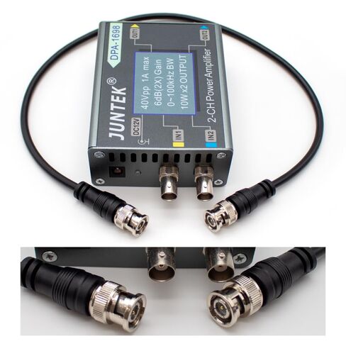 High Power Dual Channel DDS Signal Source Function Signal Generator Power Amplifier 0-100KHZ 0-40V DPA1698 in Saudi Arabia