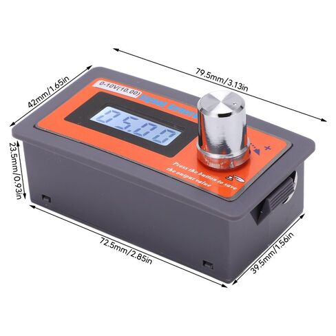 Voltage Signal Generator High Accuracy Adjustable Voltage Signal Generator Analog Simulator DC 0‑10V with LCD Display(0-10.00(V)) in Saudi Arabia