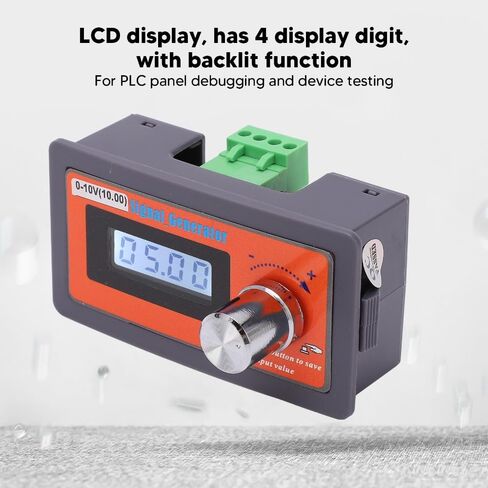 Voltage Signal Generator High Accuracy Adjustable Voltage Signal Generator Analog Simulator DC 0‑10V with LCD Display(0-10.00(V)) in Saudi Arabia