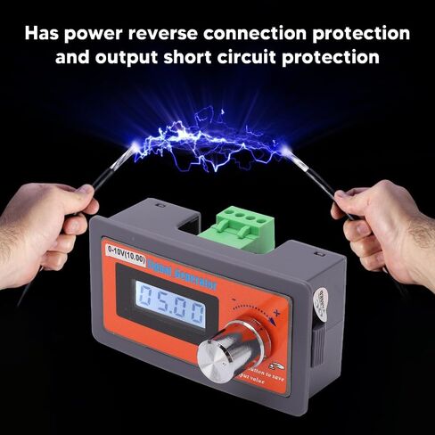 Voltage Signal Generator High Accuracy Adjustable Voltage Signal Generator Analog Simulator DC 0‑10V with LCD Display(0-10.00(V)) in Saudi Arabia