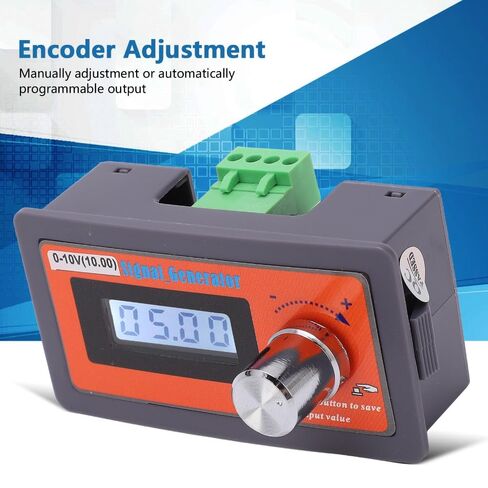 Voltage Signal Generator High Accuracy Adjustable Voltage Signal Generator Analog Simulator DC 0‑10V with LCD Display(0-10.00(V)) in Saudi Arabia