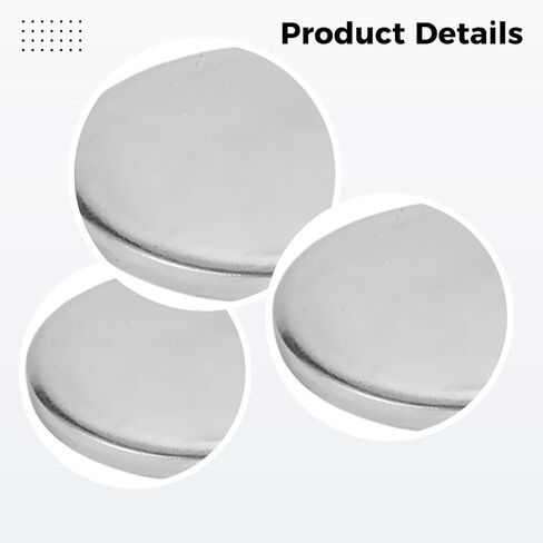 Small Metal Plates, Stainless Steel, 250-Pack, 0.2 in in Saudi Arabia