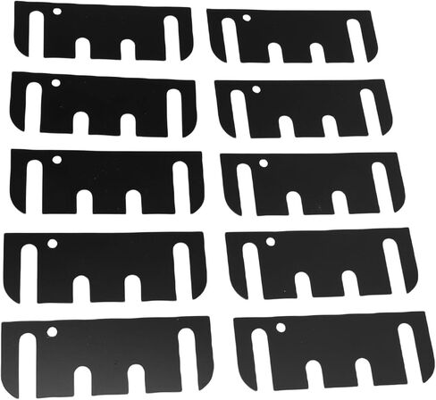 AUNMAS 10 Piece Door Hinge Spacer, Hardware Door Hinge Shims for Repair Kit, Stainless Steel Coated Finish in Saudi Arabia