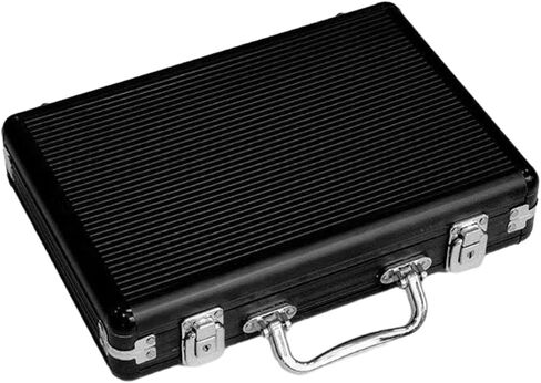 حافظة شرائح قابلة للقفل مع مقبض - حامل ورمز الكازينو وصندوق البطاقات - حامل منظم للرقائق in Saudi Arabia