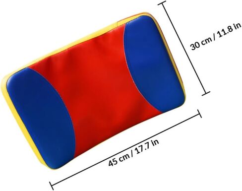 Homoyoyo Taekwondo Kick Pad and Boxing Body Paddle Curved Arc-Shaped Kick Shield Large Size Three-Color Martial Arts Training Equipment for Kickboxing Sparring and Protection in Saudi Arabia