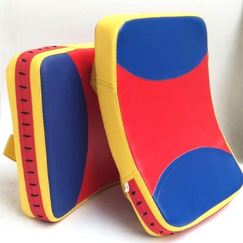 Homoyoyo Taekwondo Kick Pad and Boxing Body Paddle Curved Arc-Shaped Kick Shield Large Size Three-Color Martial Arts Training Equipment for Kickboxing Sparring and Protection in Saudi Arabia