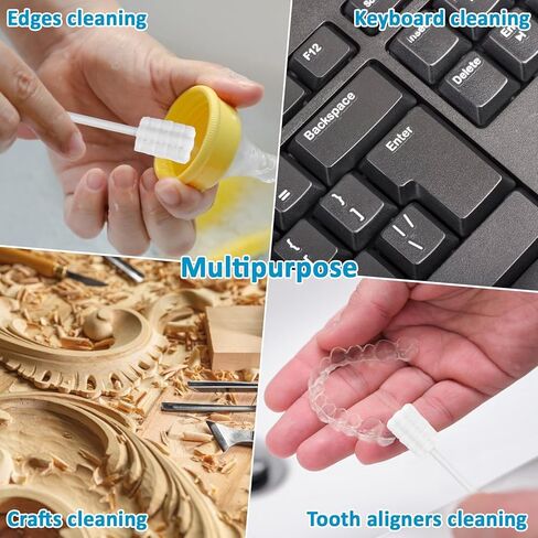 MAQIHAN 50 Gauze Mouth Swabs - Oral Swabs Disposable Toothbrushes Individually Wrapped Swabsticks for Dry Mouth Cotton Gauze on a Stick Dental Oral Care Supplies Mini Thrush Mouth Treatment in Kuwait