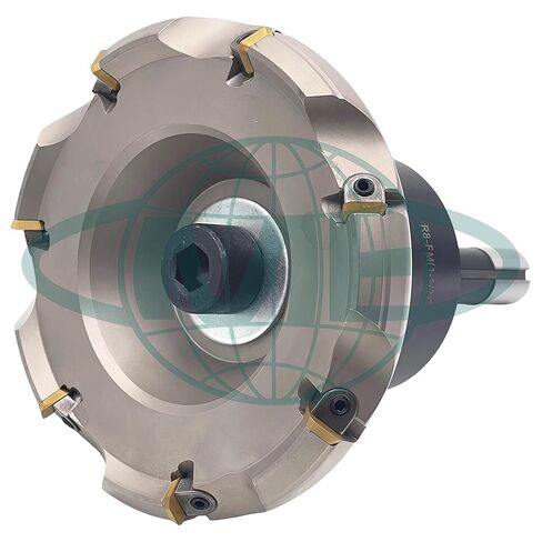 مطحنة وجه قابلة للفهرسة مقاس 6 بوصات و45 درجة CME مع أربور R8، تتضمن إدراجات SEAN42، و7 مزامير in Kuwait
