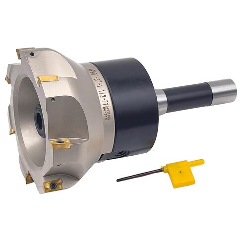 CME 5" 90° Indexable Face Mill w/ R8 Arbor, APKT1604 Inserts Included, 7 Flutes in Saudi Arabia